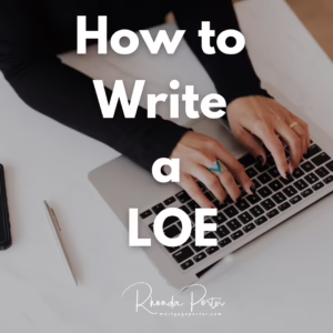 How to write a letter of explanation for a mortgage