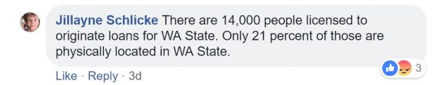 jillayne schlicke LO licensing WA State