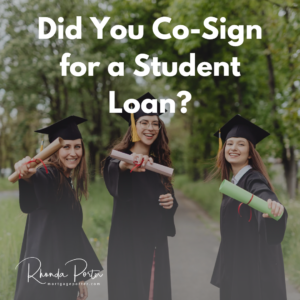 did you co-sign for a student loan?