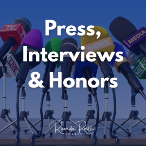 Rhonda Porter in the press, interviews and honors