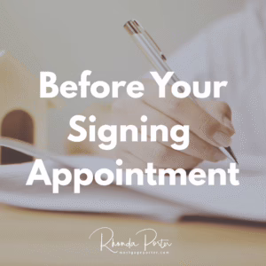 before your signing when you're buying a home in seattle